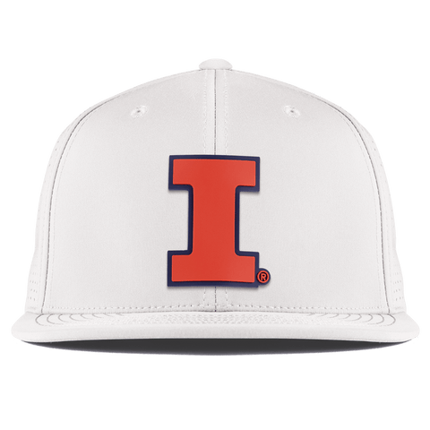 University of Illinois "Fighting Illini Orange"  Flat Elite XGen™ White