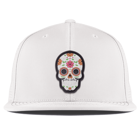 Flower Skull PVC Flat Elite XGen™ White