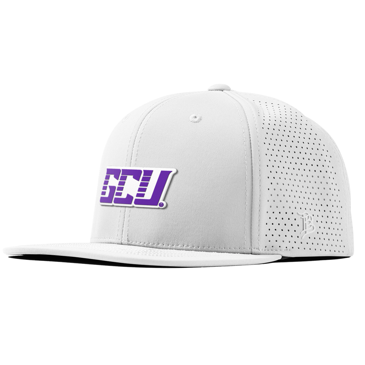 Grand Canyon University " GCU Block" Flat Elite XGen™ White