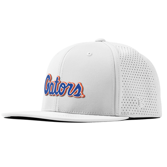 University of Florida "Gator Script" Flat Elite XGen™ White