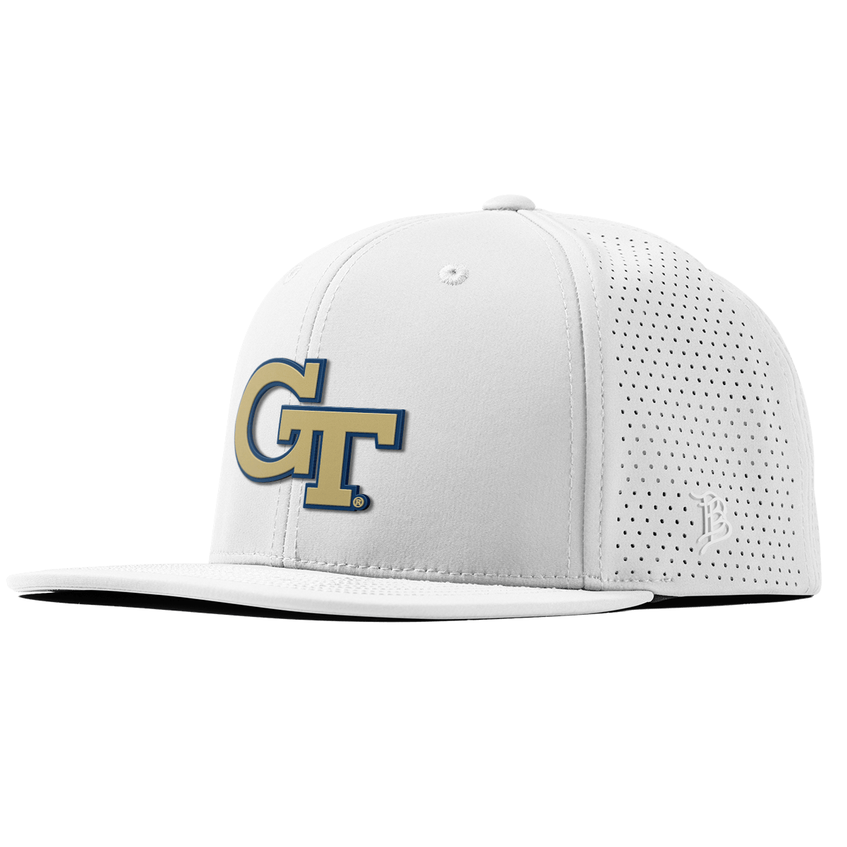 Georgia Tech University "Georgia Tech Team Logo" Flat Elite XGen™ White