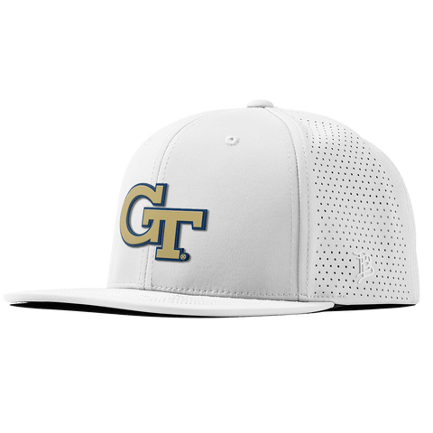 Georgia Tech University "Georgia Tech Team Logo" Flat Elite XGen™ White