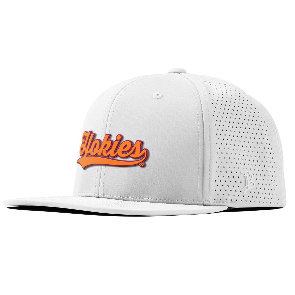 Virginia Tech University "Hokies Script" Flat  Elite XGen™ White