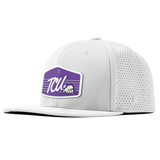 Texas Christian University "Horned Frogs Football" Flat Elite XGen™ White