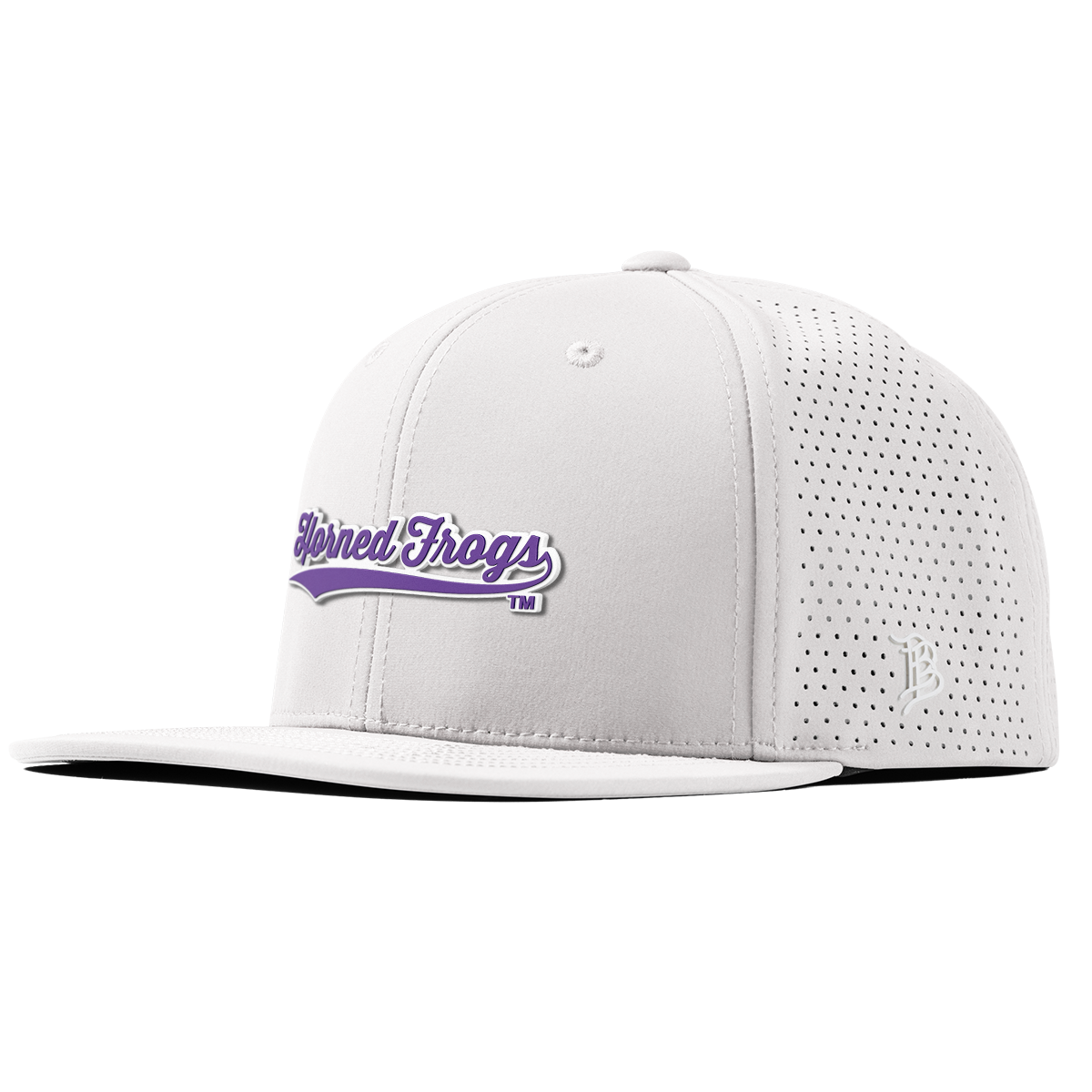 Texas Christian University "TCU Horned Frogs Scripts" Flat Elite XGen™ White