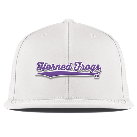 Texas Christian University "TCU Horned Frogs Scripts" Flat Elite XGen™ White