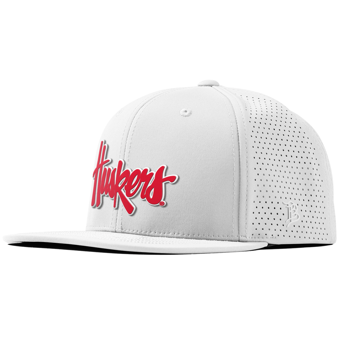 University of Nebraska "Huskers Script" Flat Elite XGen™ White