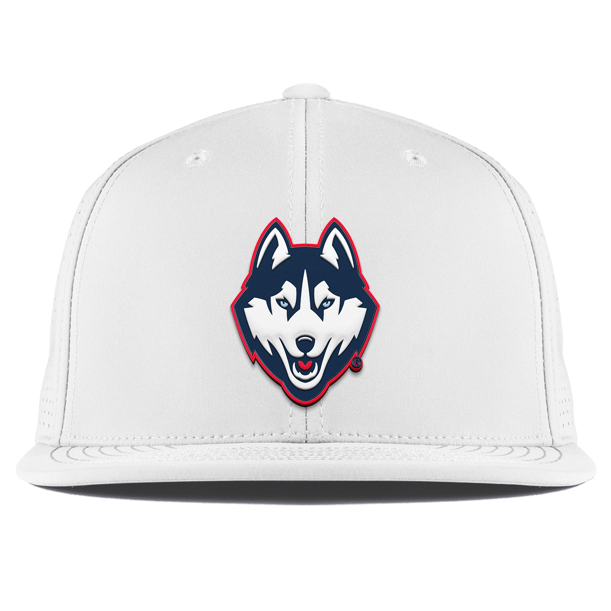 University of Connecticut "Huskies Mascot" Flat Elite XGen™ White