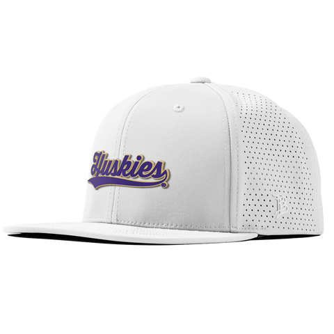 University of Washington "Huskies Script" Flat Elite XGen™ White