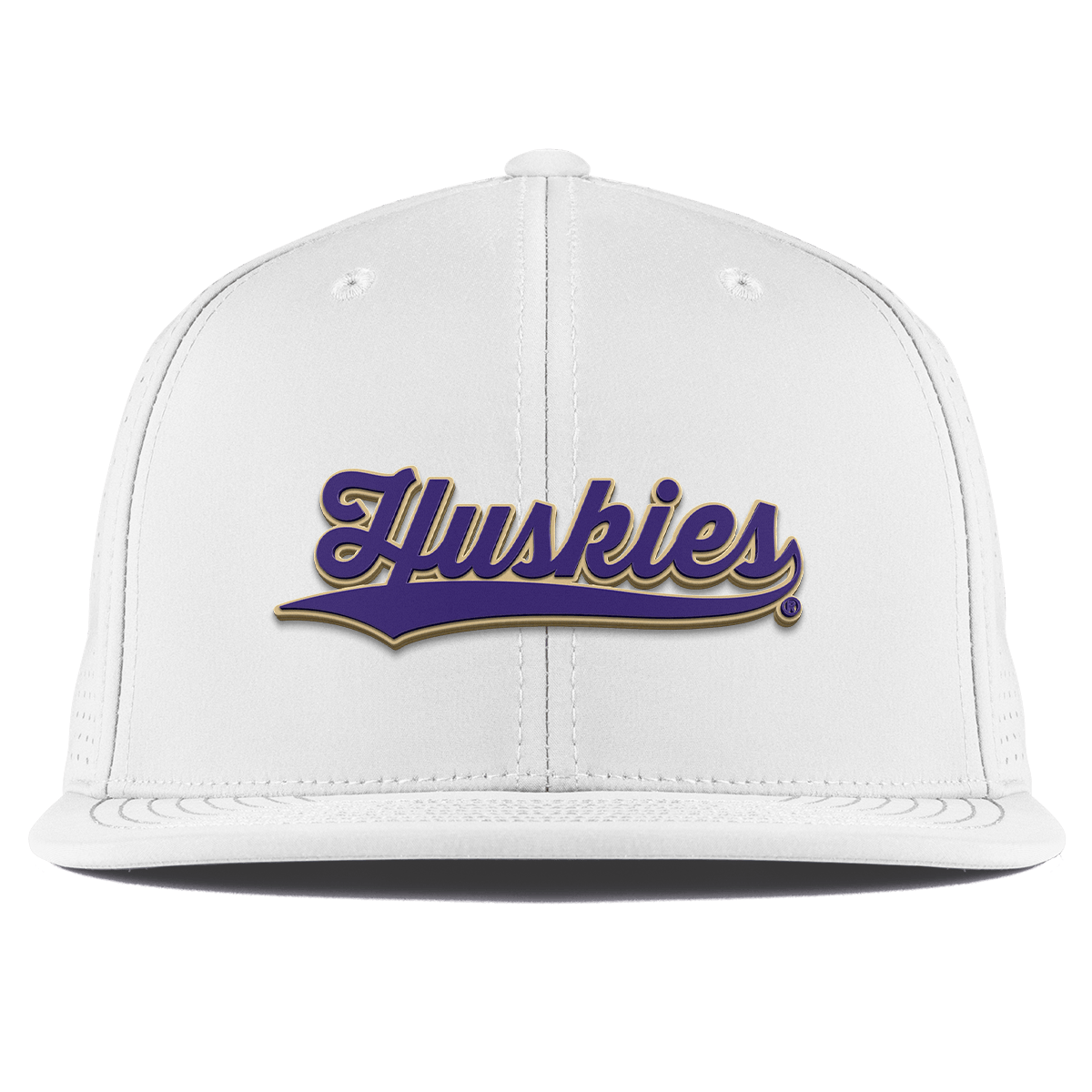 University of Washington "Huskies Script" Flat Elite XGen™ White