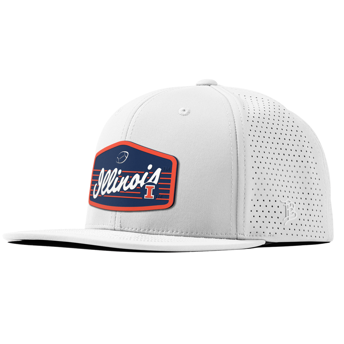 University of Illinois "Illini Football" Flat Elite XGen™ White