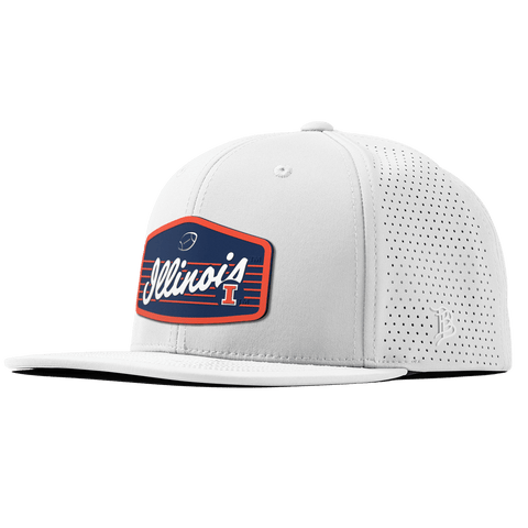 University of Illinois "Illini Football" Flat Elite XGen™ White