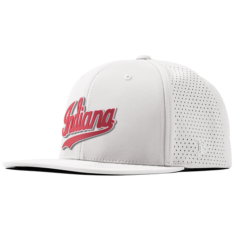 Indiana University "Indiana Script" Flat Elite XGen™ White