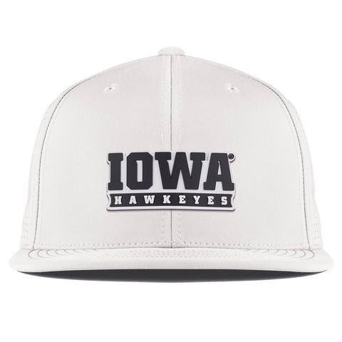 University of Iowa "Iowa Hawkeyes Block" Flat Elite XGen™ White