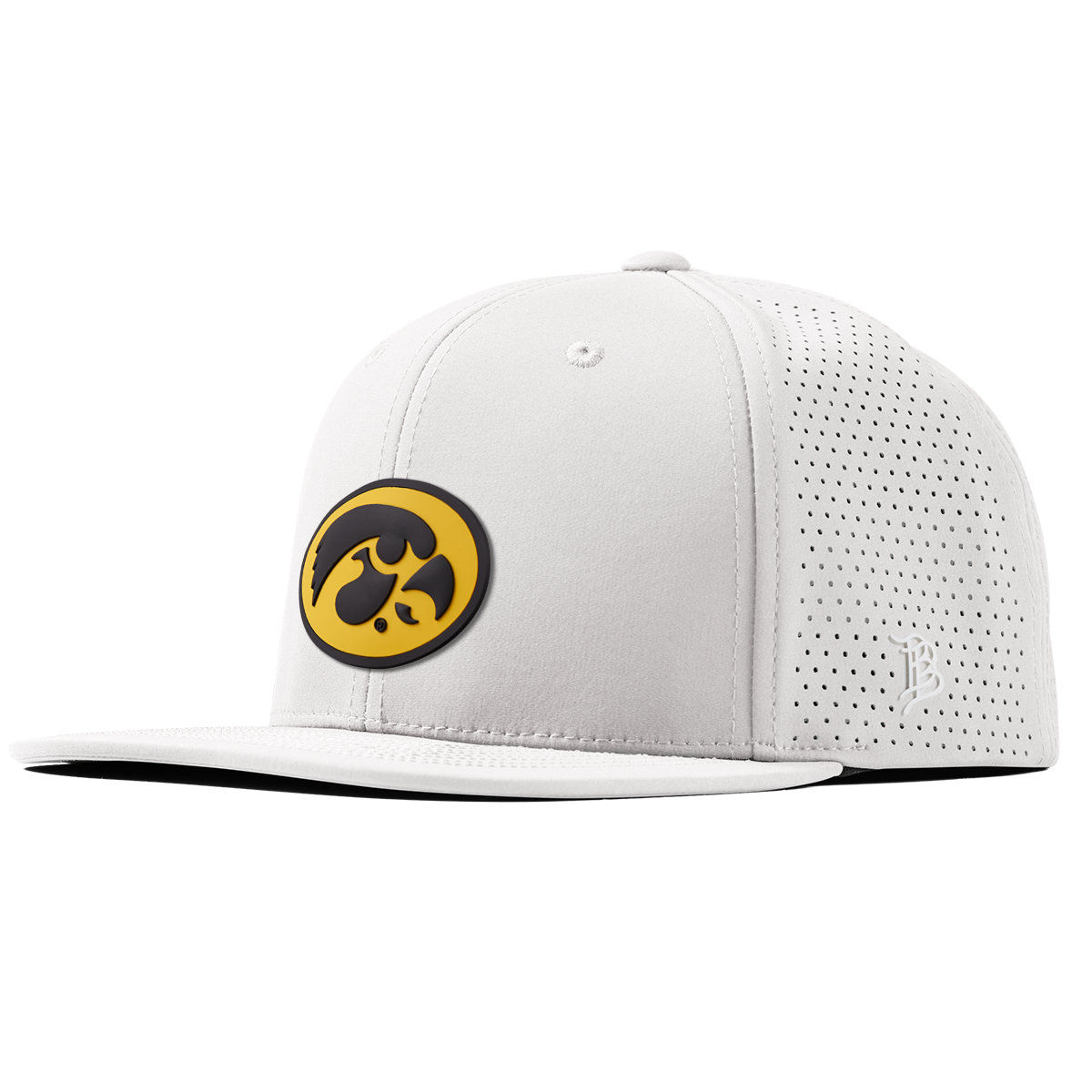 University of Iowa "Iowa Hawkeyes Team Logo" Flat Elite XGen™ White
