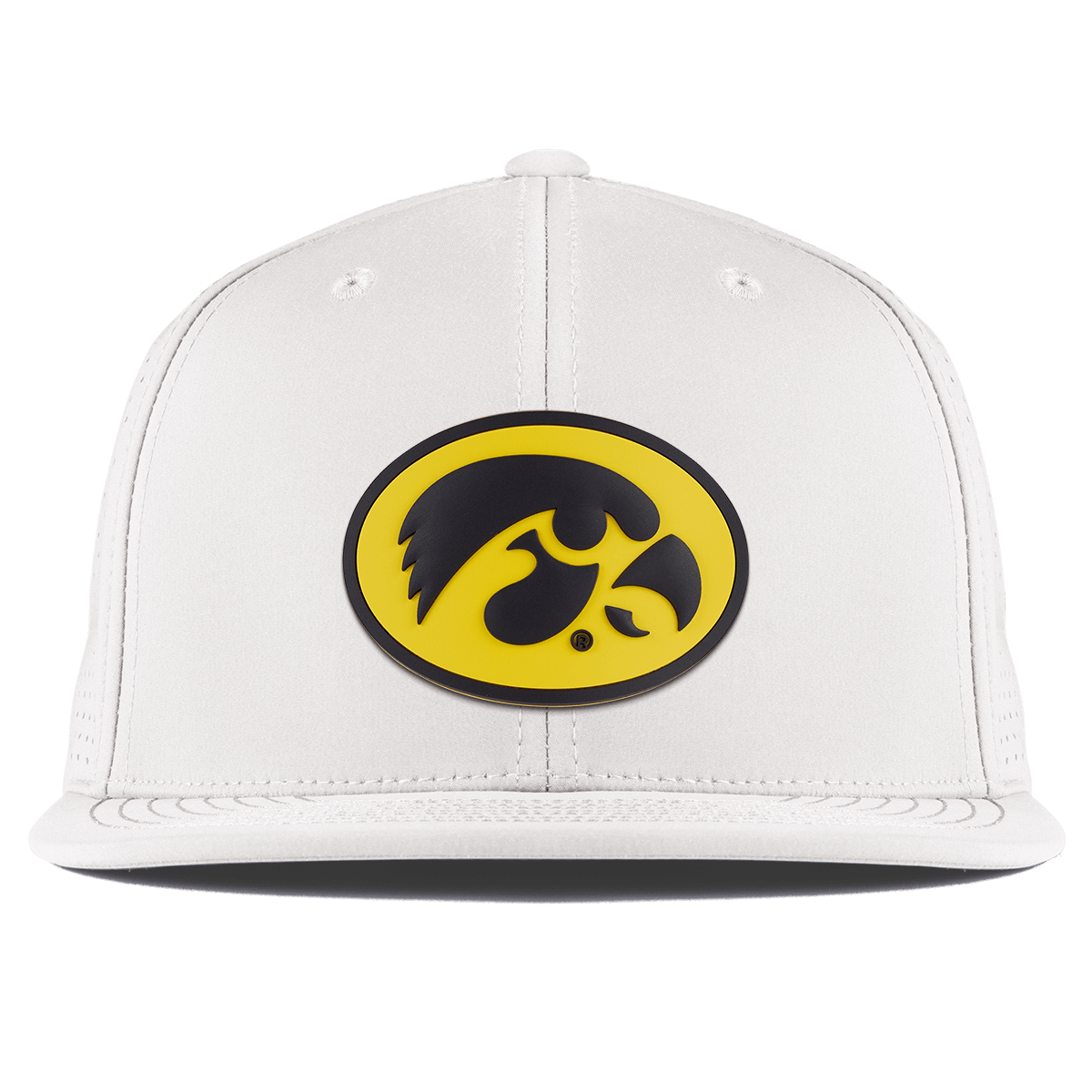 University of Iowa "Iowa Hawkeyes Team Logo" Flat Elite XGen™ White