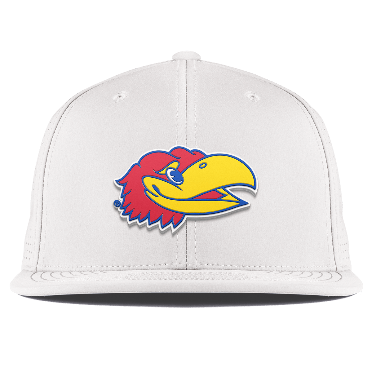 University of Kansas "KU Big Jay" Flat Elite XGen™ White