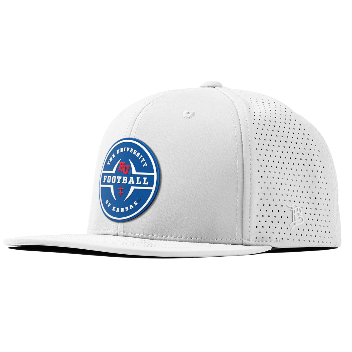University of Kansas "Kansas Football Legacy" Flat Elite XGen™ White