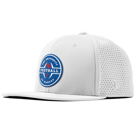 University of Kansas "Kansas Football Legacy" Flat Elite XGen™ White