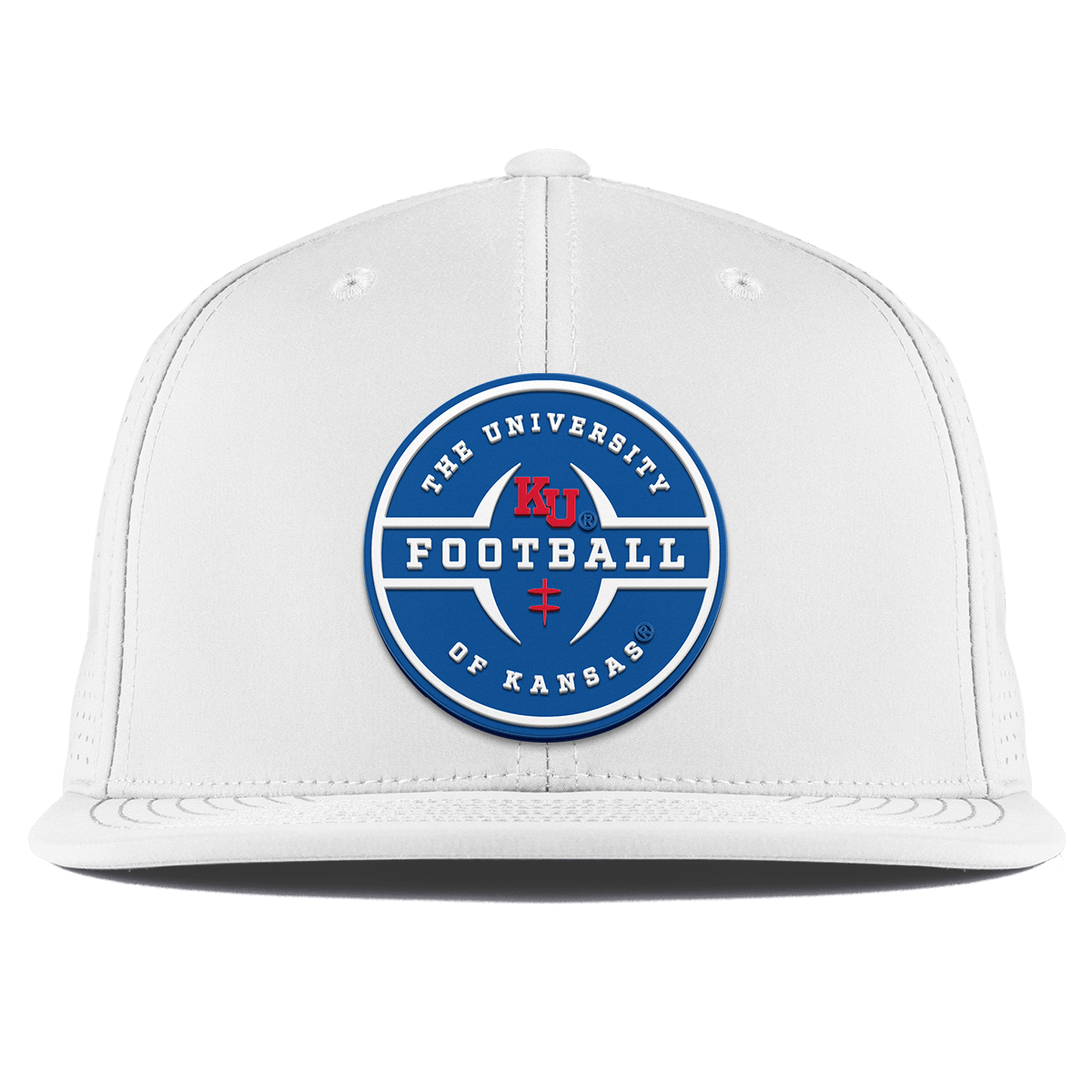 University of Kansas "Kansas Football Legacy" Flat Elite XGen™ White