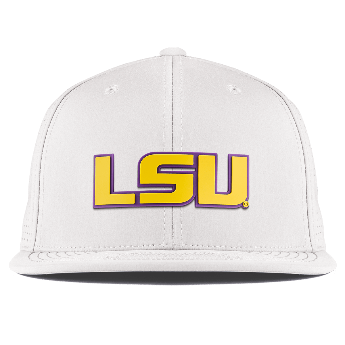 Louisiana State University "LSU Gold Block" Flat Elite XGen™ White