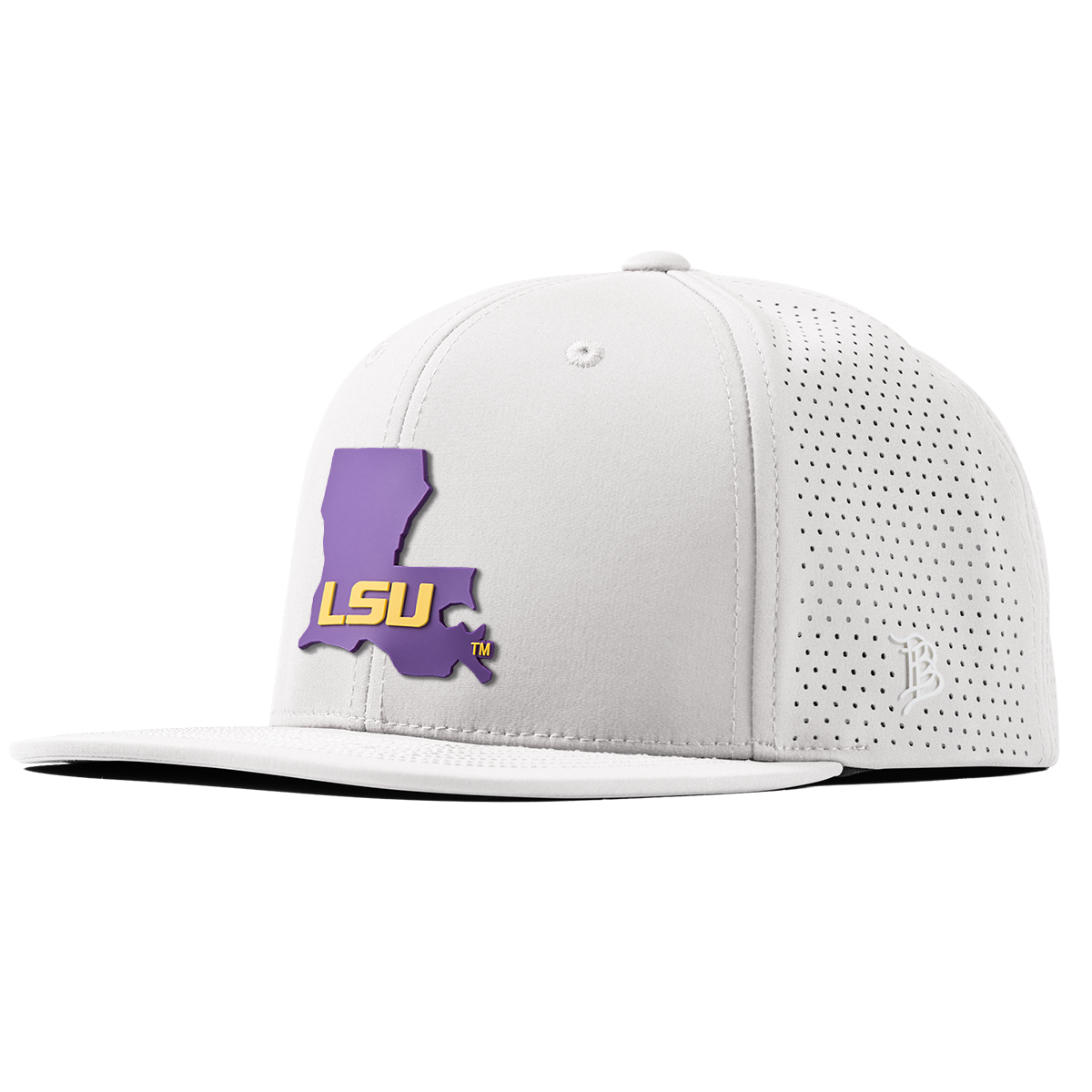 Louisiana State University "LSU Purple State" Flat Elite XGen™ White