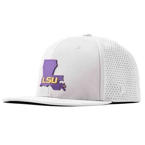 Louisiana State University "LSU Purple State" Flat Elite XGen™ White