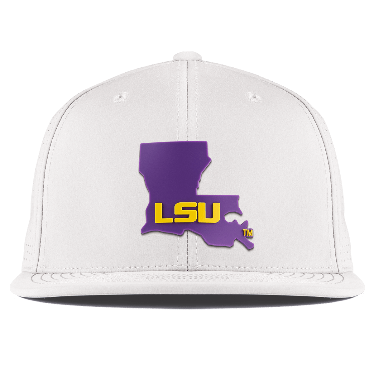 Louisiana State University "LSU Purple State" Flat Elite XGen™ White