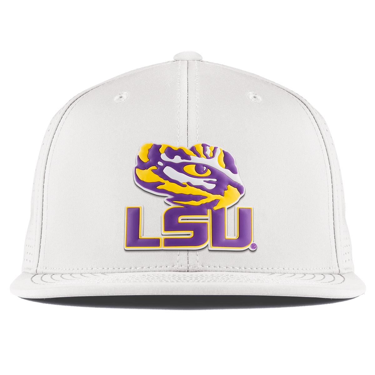 Louisiana State University "LSU Tiger Eye" Flat Elite XGen™ White
