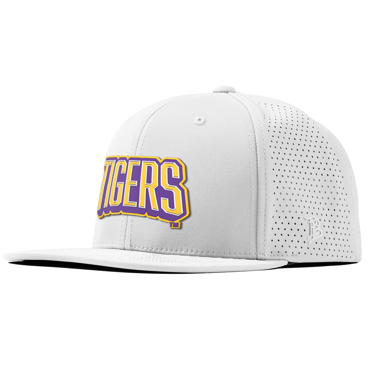 Louisiana State University "LSU Tigers Block" Flat Elite XGen™ White