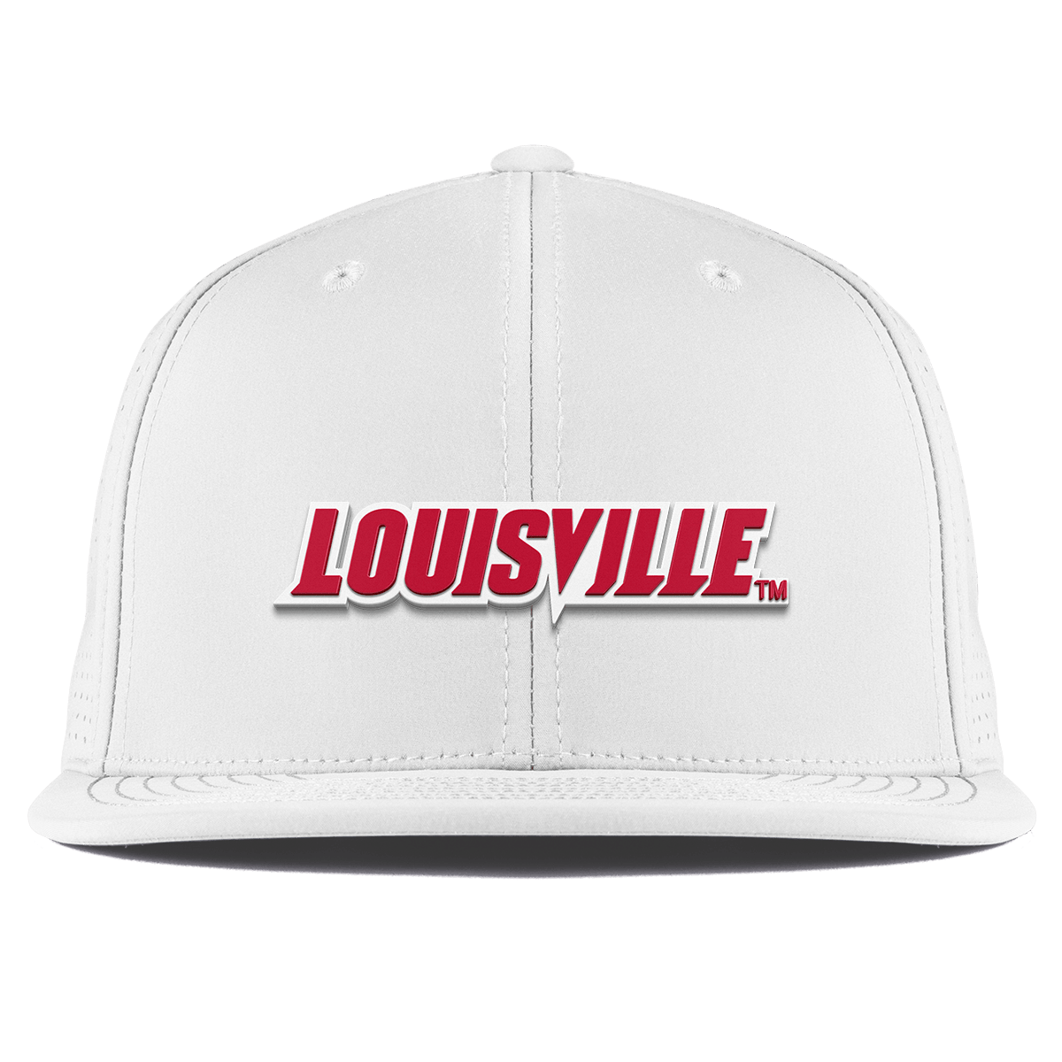 University of Louisville "Louisville Block" Flat Elite XGen™ White
