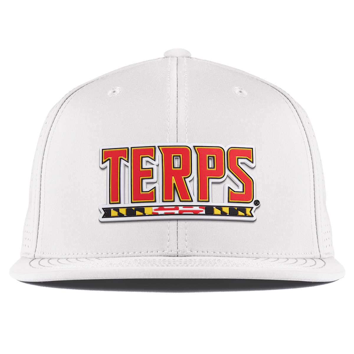 University of Maryland "Maryland Terps" Flat Elite XGen™ White