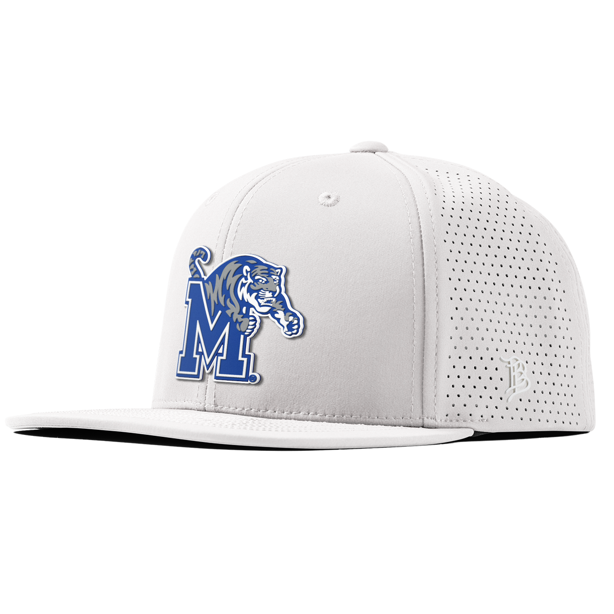 University of Memphis "Memphis Team Logo" Flat Elite XGen™ White