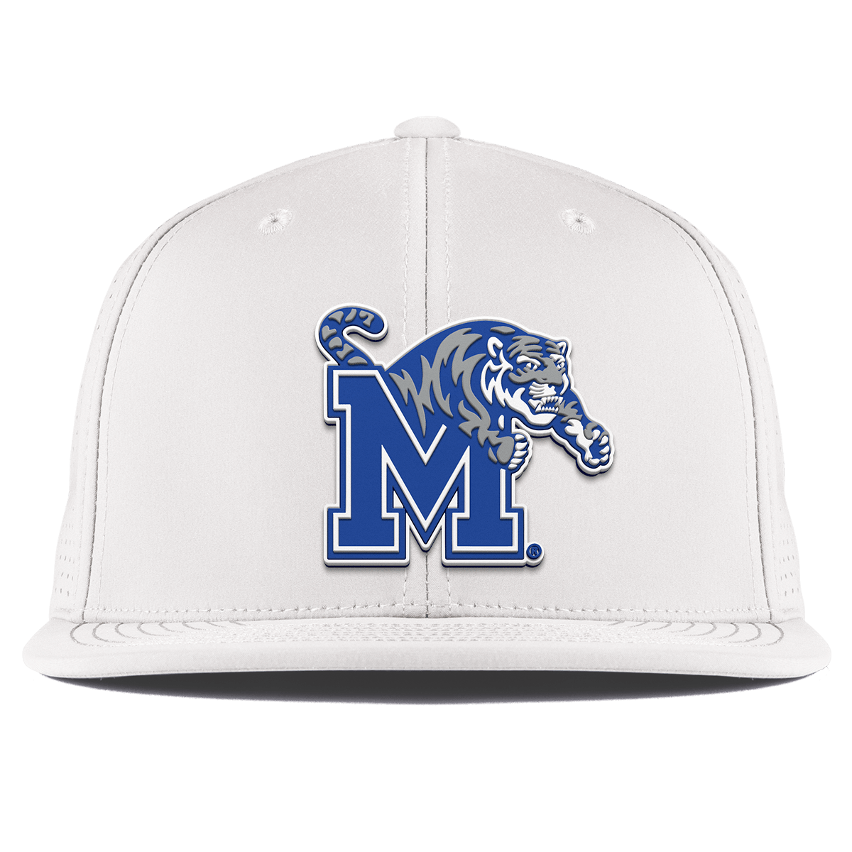 University of Memphis "Memphis Team Logo" Flat Elite XGen™ White