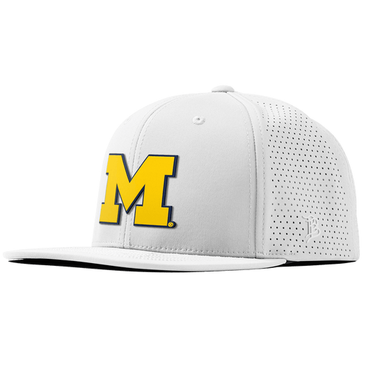University of Michigan "Michigan Block" Flat Elite XGen™ White