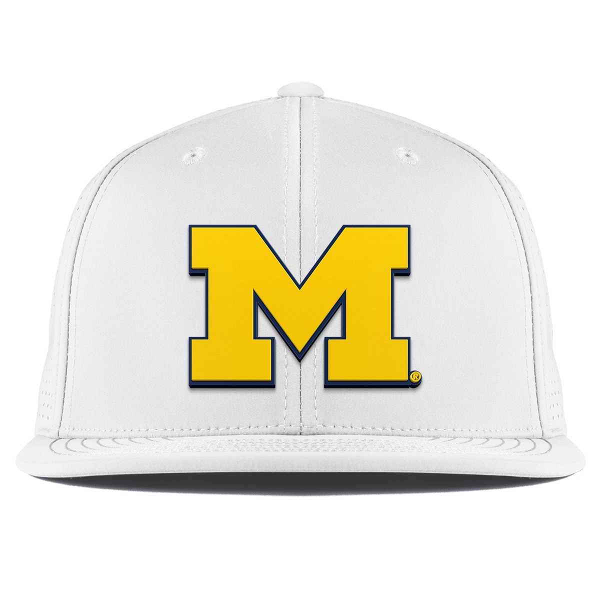 University of Michigan "Michigan Block" Flat Elite XGen™ White