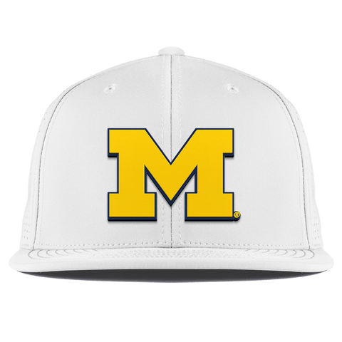 University of Michigan "Michigan Block" Flat Elite XGen™ White