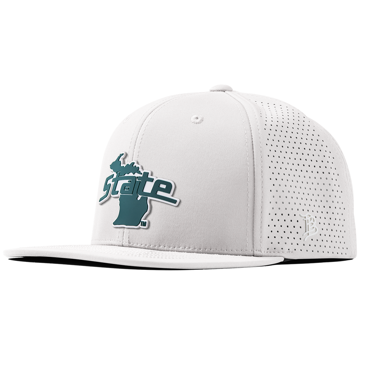Michigan State University "Michigan State Outline" Flat Elite XGen™ White