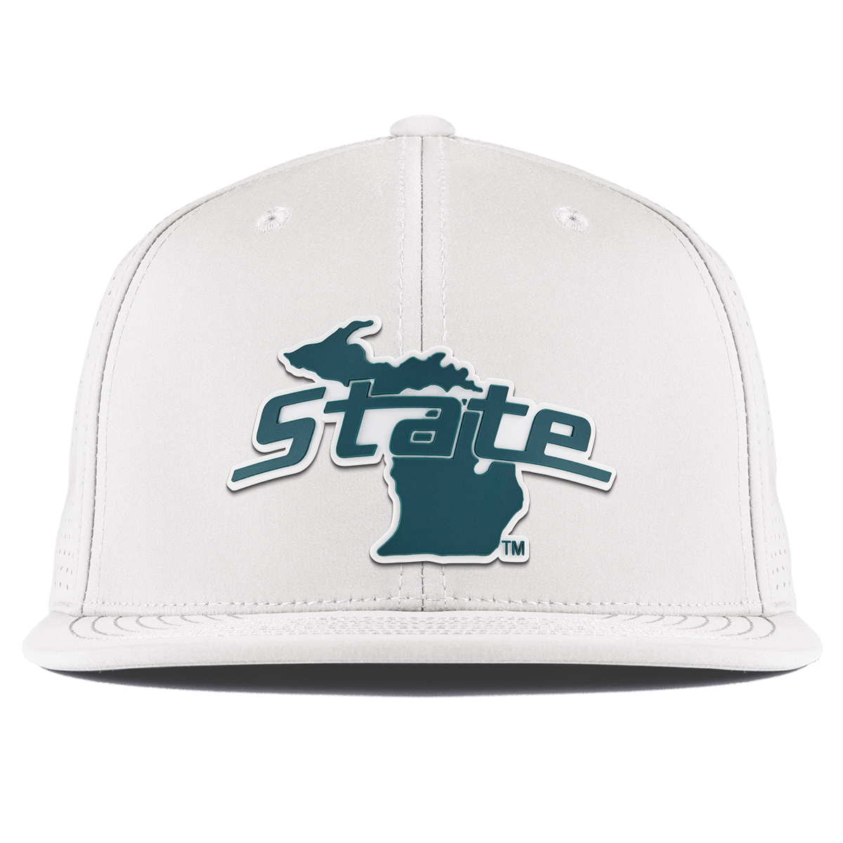 Michigan State University "Michigan State Outline" Flat Elite XGen™ White