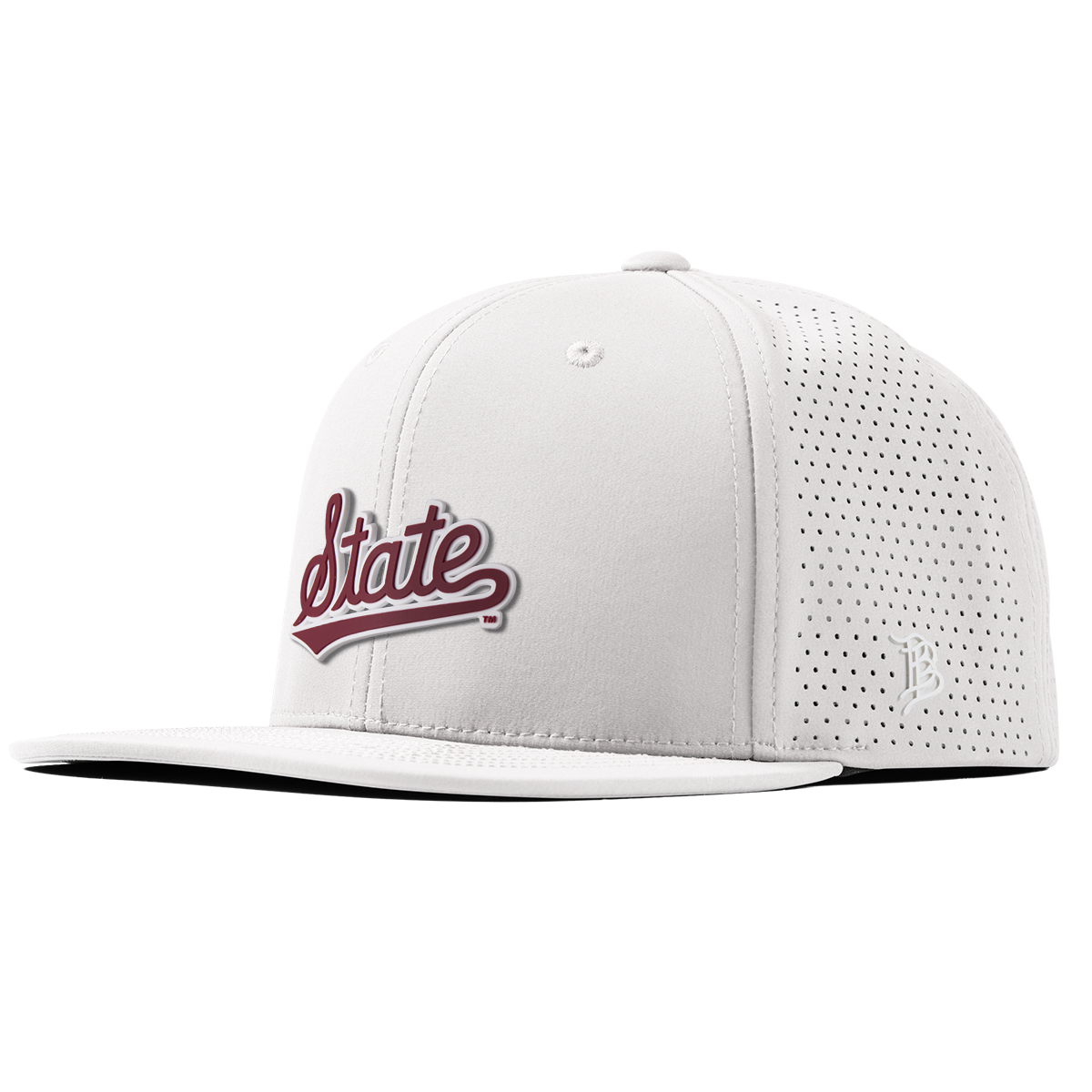 Mississippi State University "Mississippi State Script" Flat Elite XGen™ White
