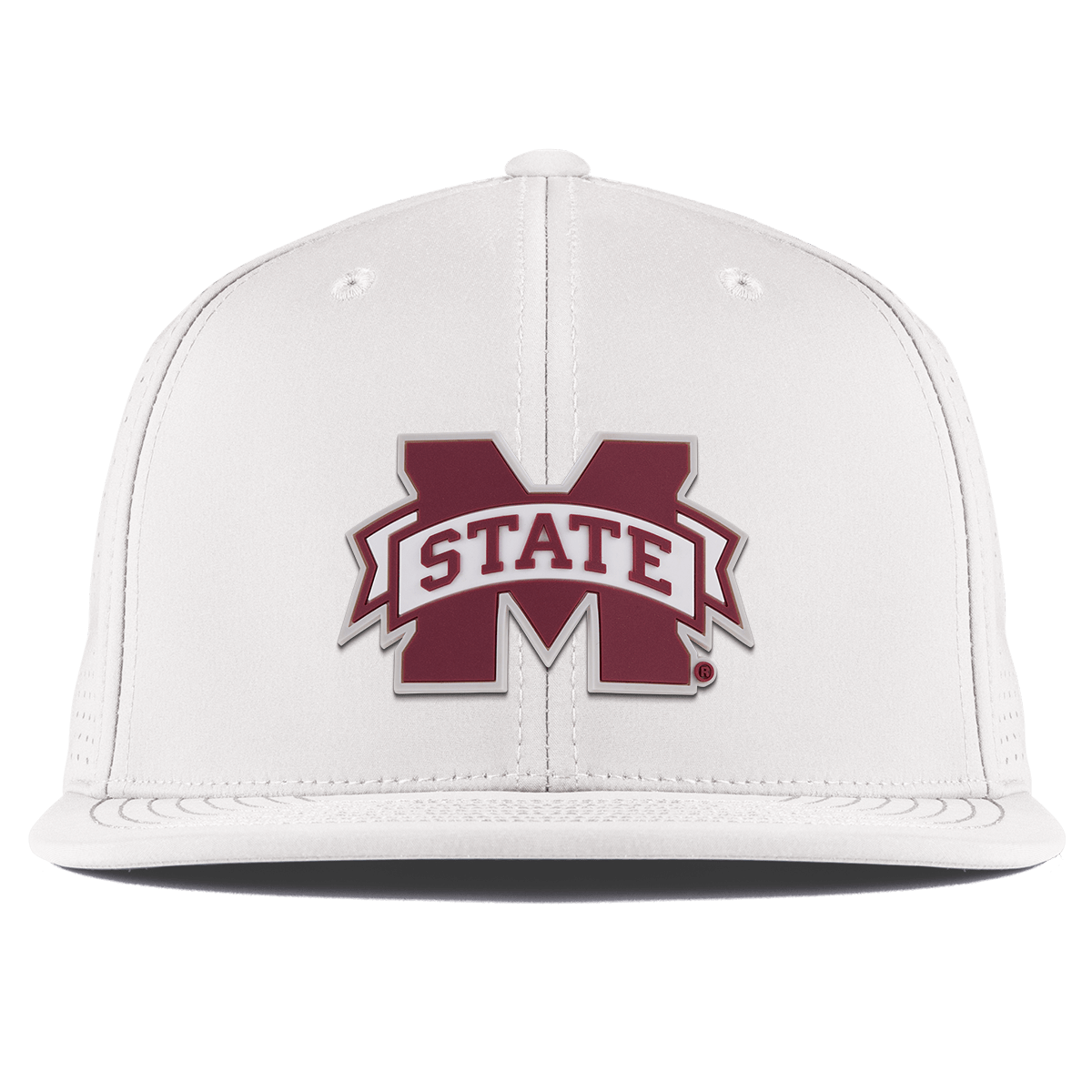 Mississippi State University "Mississippi State Team Logo" Flat Elite XGen™ White