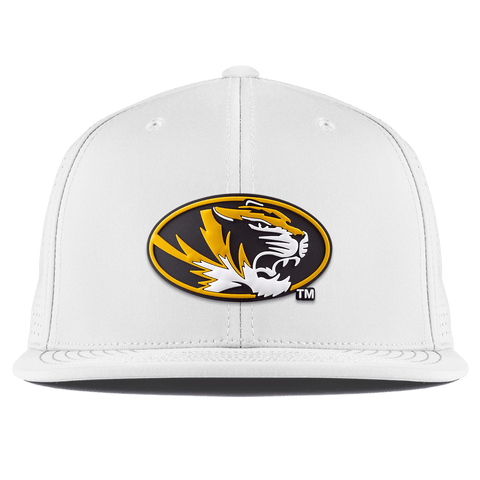 University of Missouri "Missouri Tigers Badge" Flat Elite XGen White