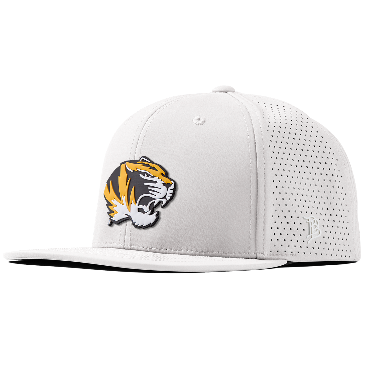 University of Missouri "Missouri Tigers Team Logo" Flat Elite XGen™ White