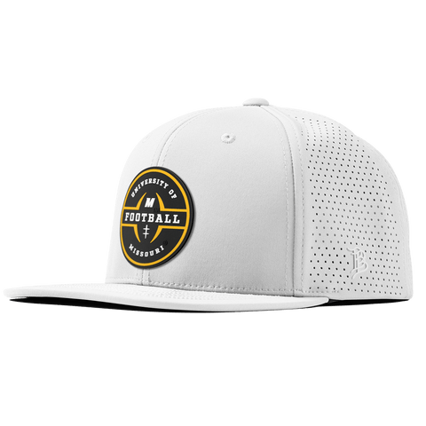 University of Missouri "Mizzou Football" Flat Elite XGen™ White