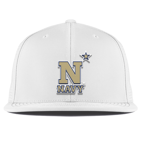 United States Naval Academy "Naval Academy Team Logo Gold" Flat Elite XGen™ White