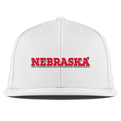 University of Nebraska "Nebraska Block" Flat Elite XGen™ White