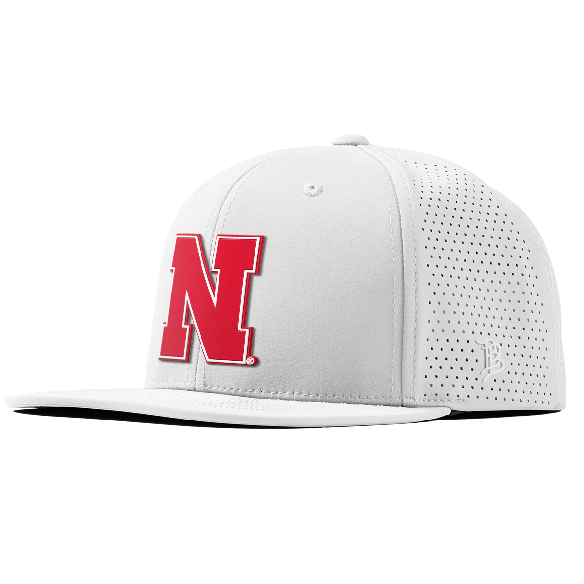 University of Nebraska "Nebraska Team Logo" Flat Elite XGen™ White White
