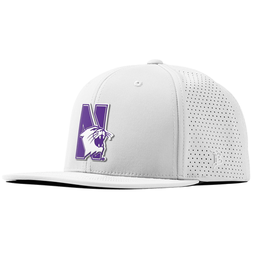 Northwestern University "Northwestern Block Logo" Flat Elite XGen™ White