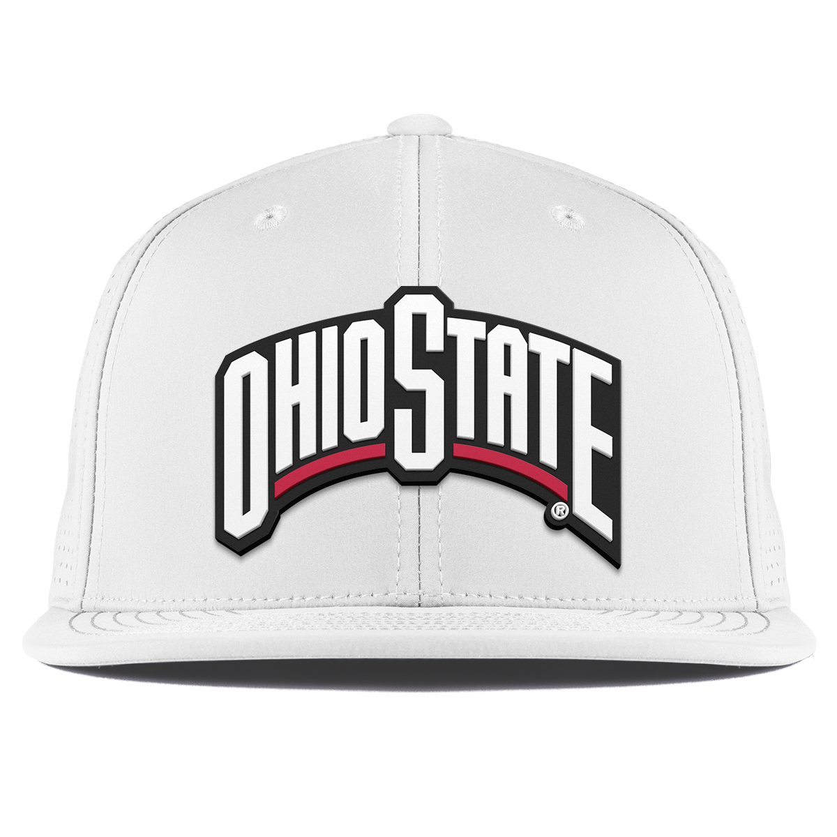 Ohio State University "Ohio State Block" Flat Elite XGen™ White