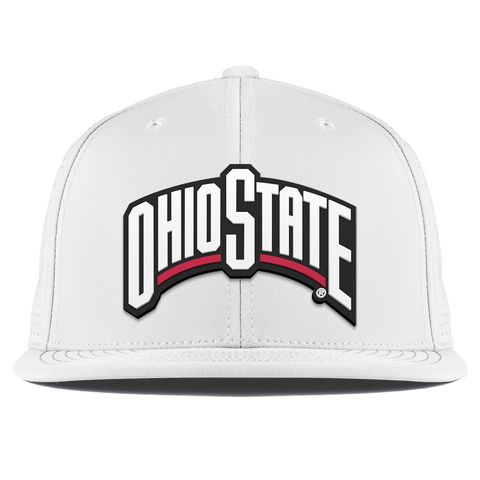 Ohio State University "Ohio State Block" Flat Elite XGen™ White